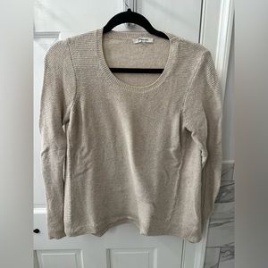 Madewell fisherman’s scoop neck sweater, size small